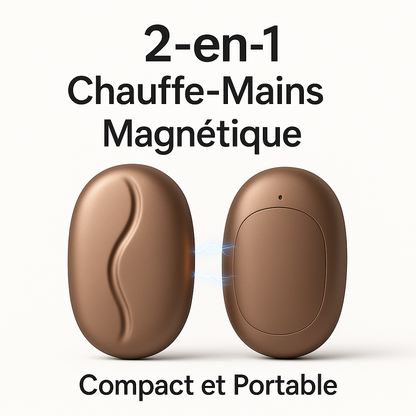 Chauffe main magnetique portable