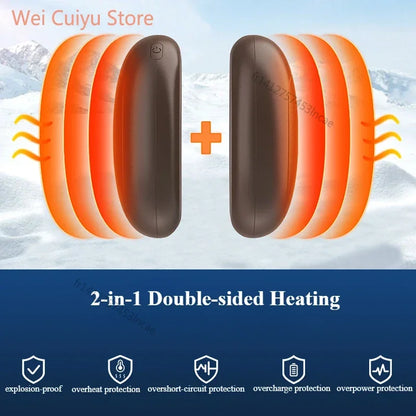 Chauffe main magnetique portable