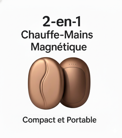 Chauffe main magnetique portable